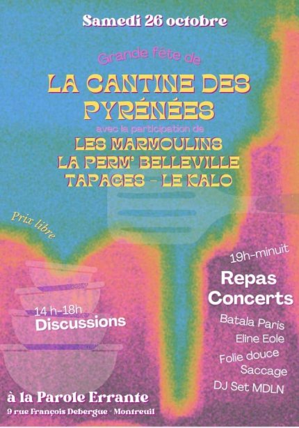 Affiche de la journée de soutien : contient les informations présentes dans l'article.